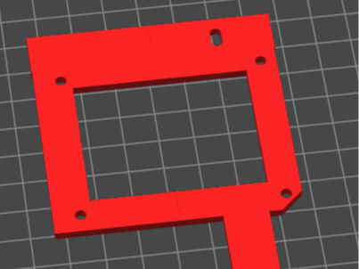 LED Matrix 64x32 P4 Raspberry Pi Mount adapter 