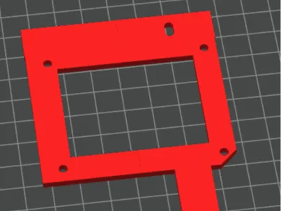 LED Matrix 64x32 P4 Raspberry Pi Mount adapter 