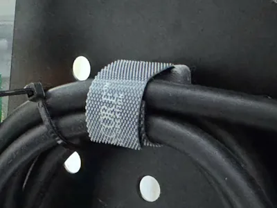 Pegboard Velcro (Hook-and-loop fasteners) mount