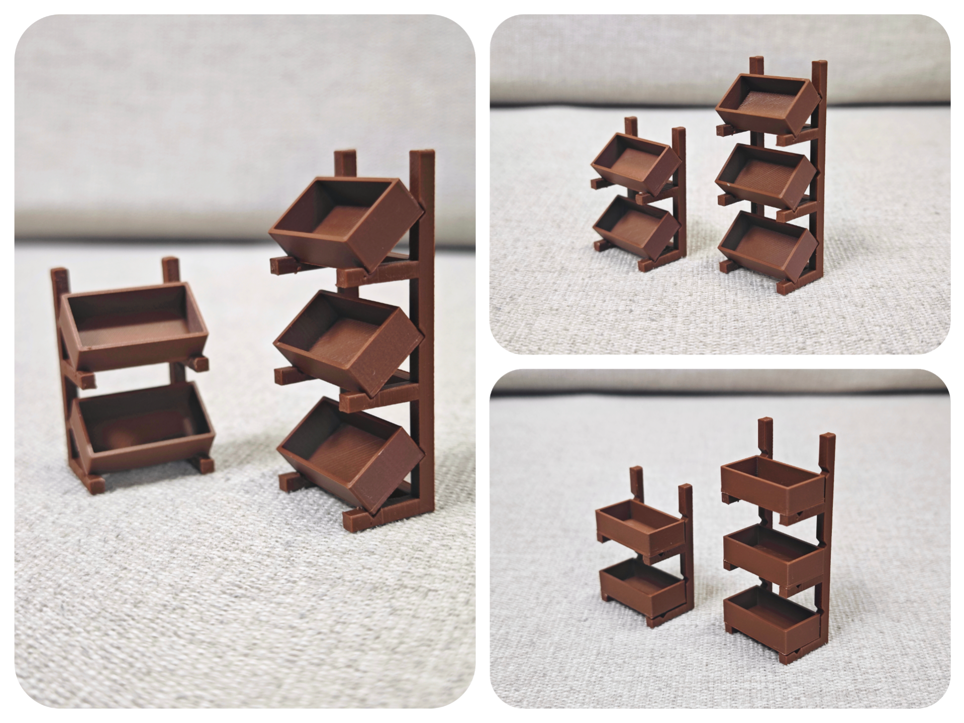 Miniatura 1 do modelo 3D 微缩置物架1:12