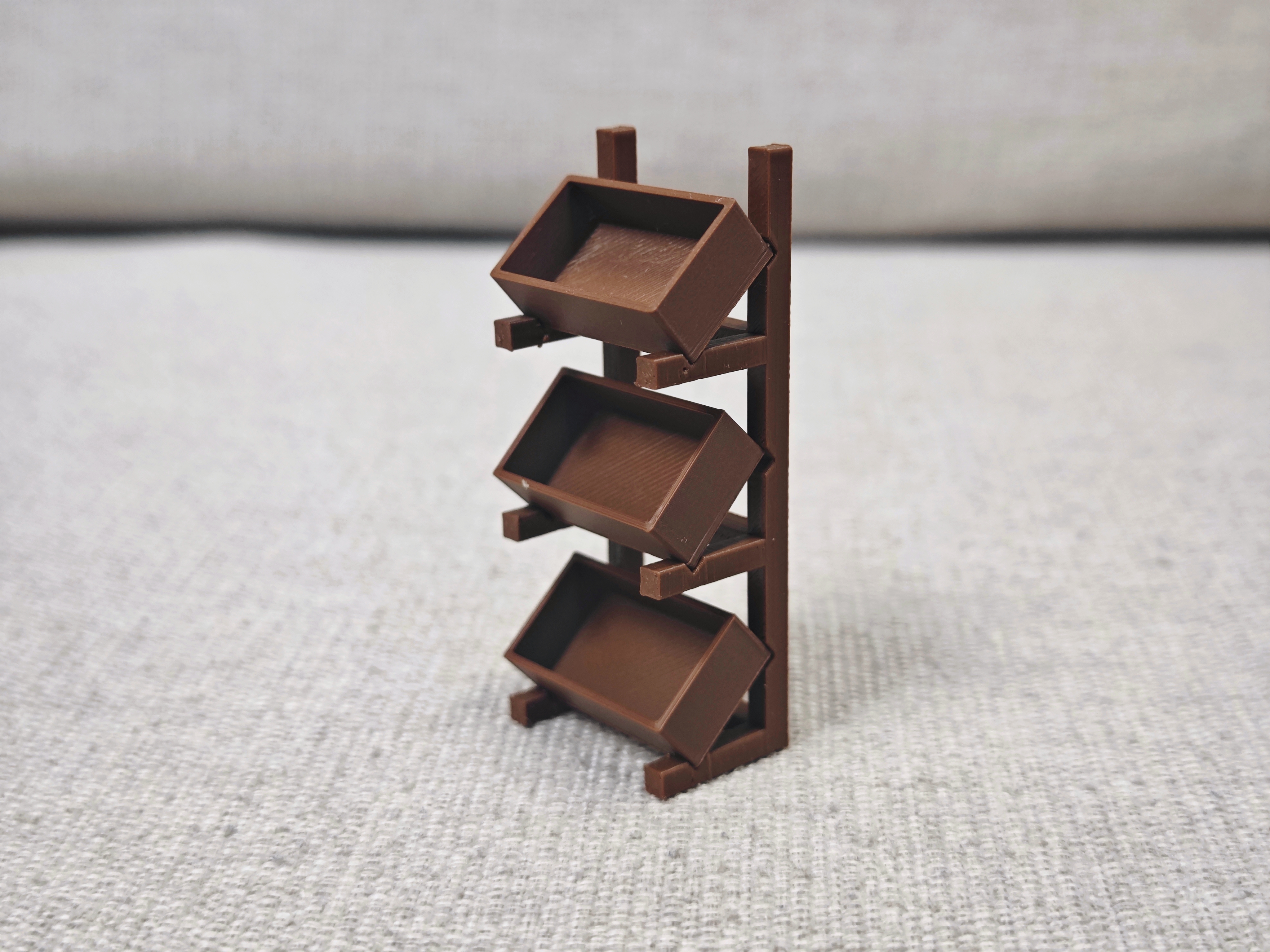 Miniatura 2 do modelo 3D 微缩置物架1:12