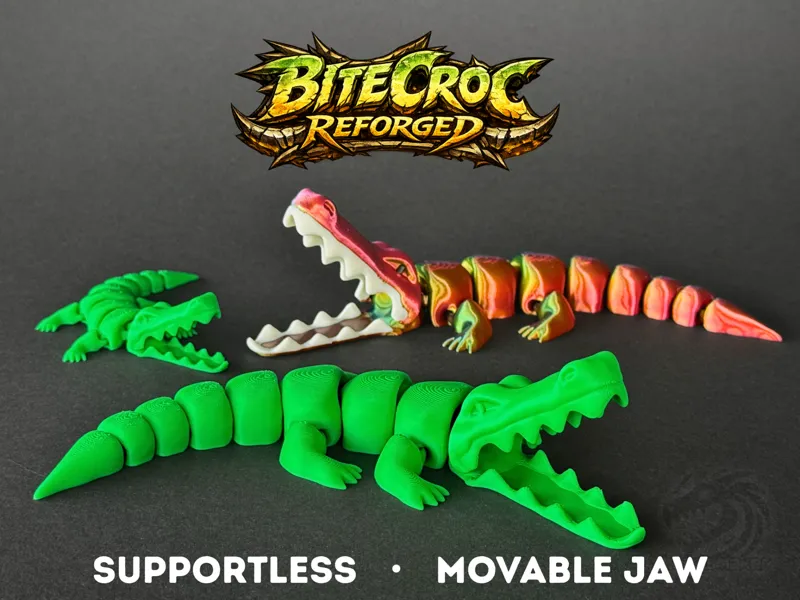 BiteCroc Reforged - Articulated Crocodile