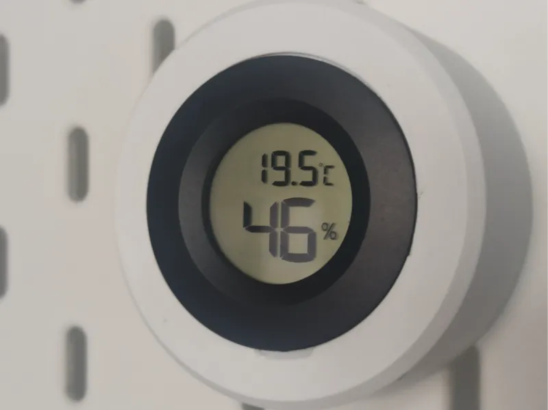 circular Skadis Thermometer/ Hygrometer