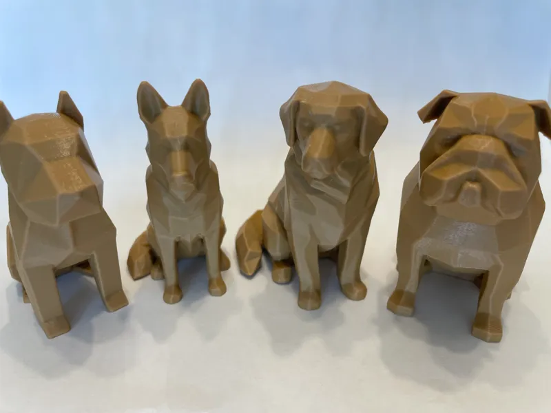 Low Poly Dog Pack Bundle