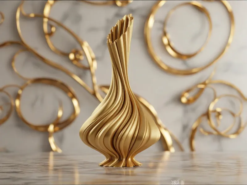 Vase Elegance Torsadé
