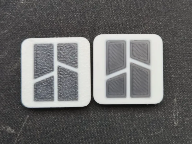 Filament Swatch with Bambulab Logo - no hole