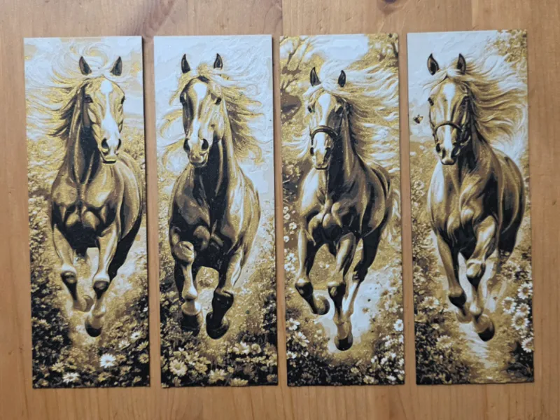x4 Horse Boolmarks