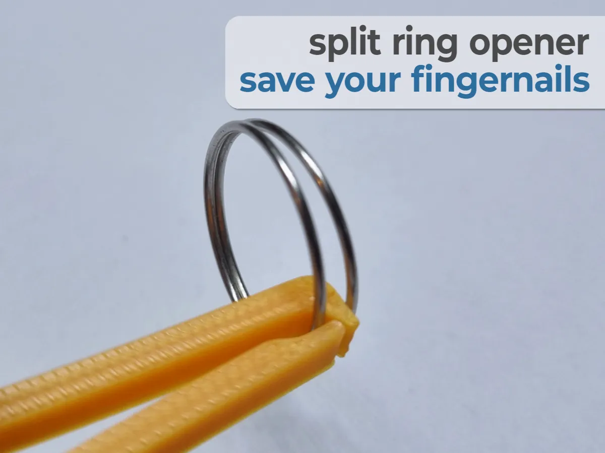 Keyring Opener - Free 3D Print Model - MakerWorld