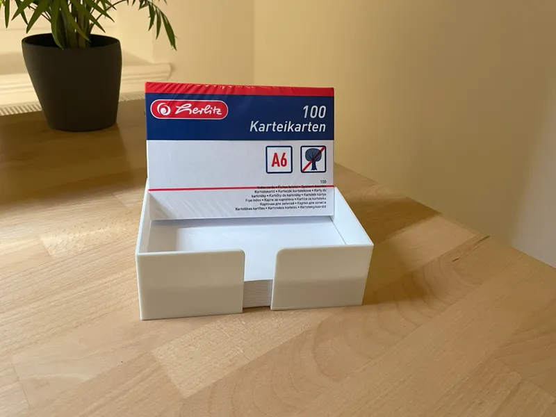 Index card / learning card holder A6 250 pieces