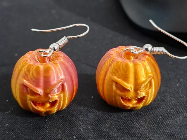 pumpkin earrings