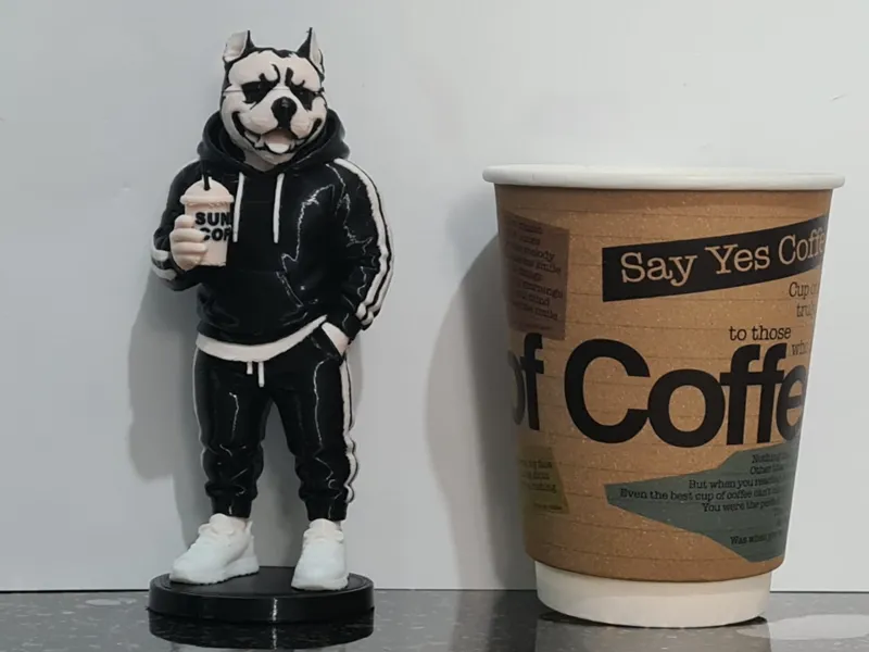 American Bully Funny Sculpture
