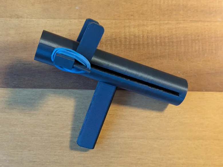 Rubber Band Powered Gun - Print-in-place!