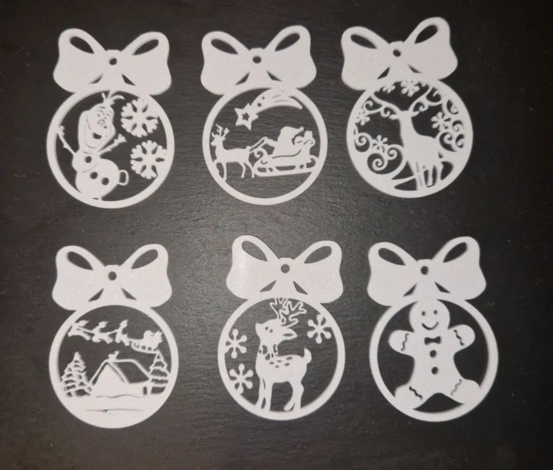 Christmas tree ornament decoration set 4