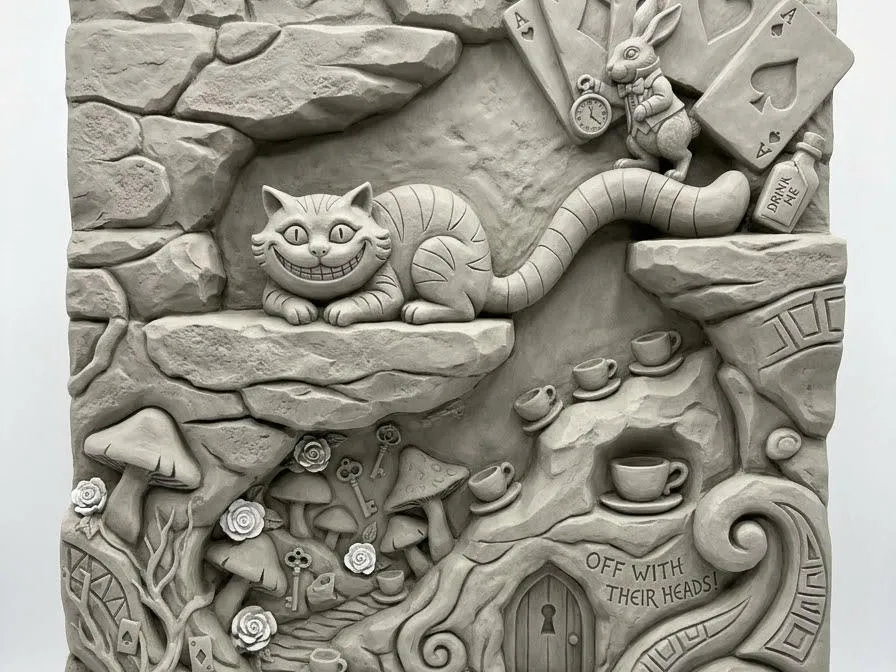 Alice Background 2 - Free 3D Print Model - MakerWorld