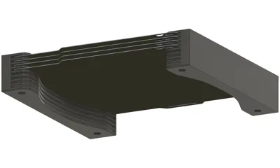 Under Table Print Plate Holder