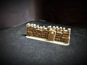 Escenografía en miniatura: Dungeon Walls Ruined Stone D&D Terrain — vista de referencia 4