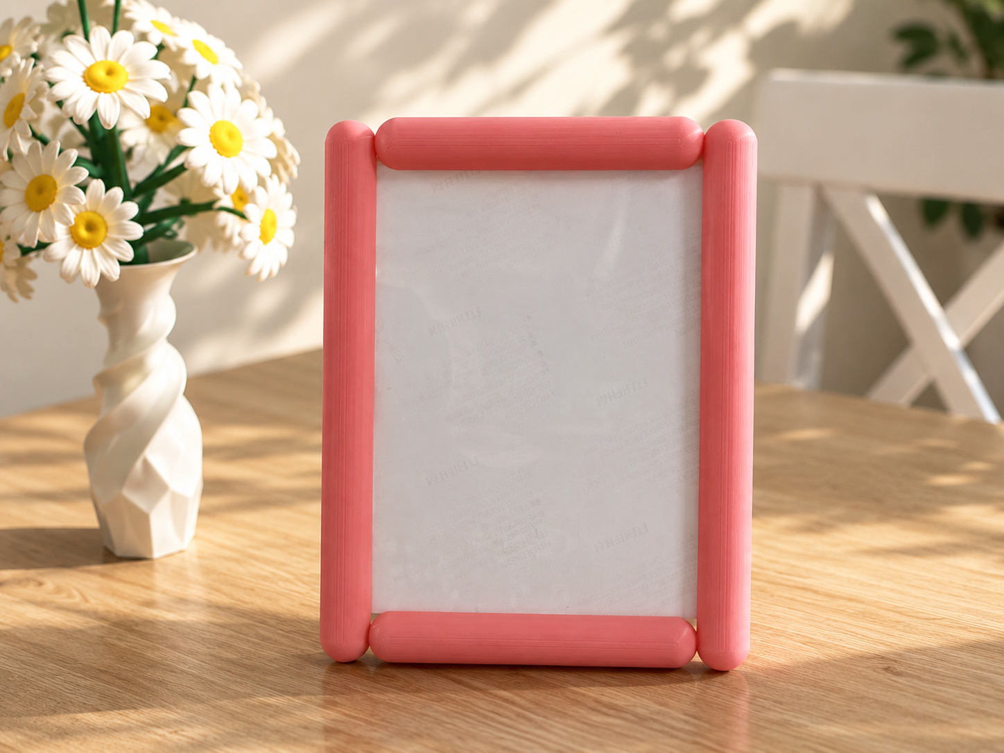 Puffy Rectangle Picture Frame Desk & Wall Display