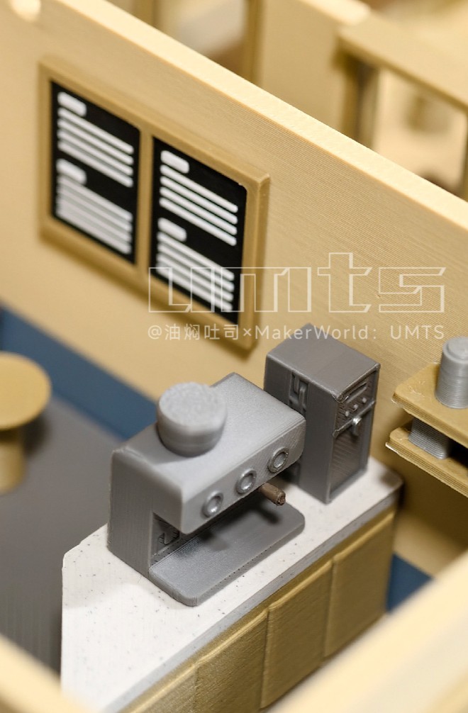 Miniatura 6 do modelo 3D 1/64小场景：颐和路02_1/64咖啡馆