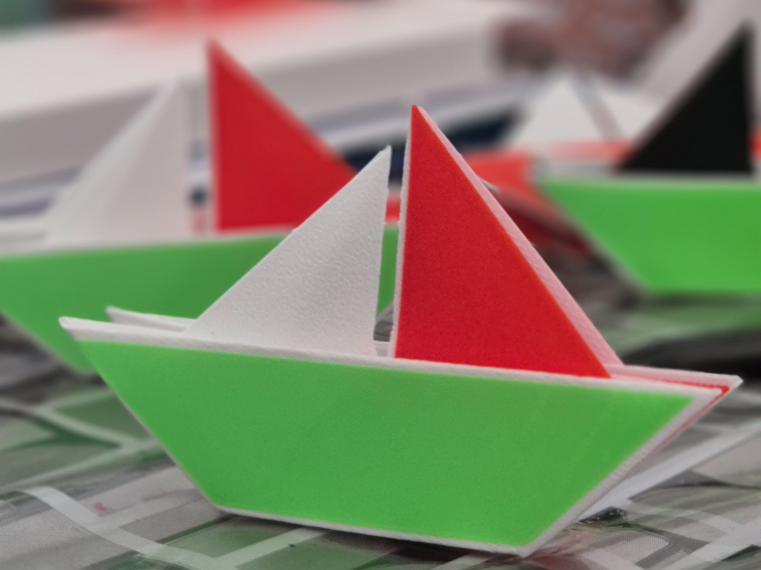 Origami Flotilla Model