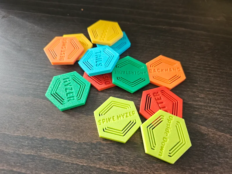 Discgolf tokens