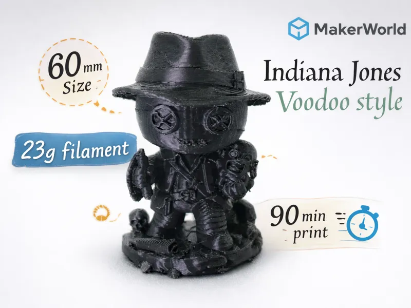 Indiana Jones – Stitched Doll