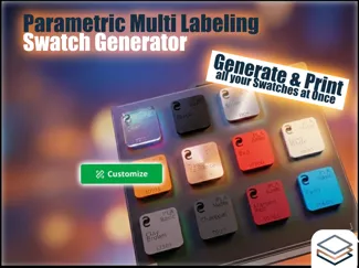 Parametric Multi Labeling Swatch Generator