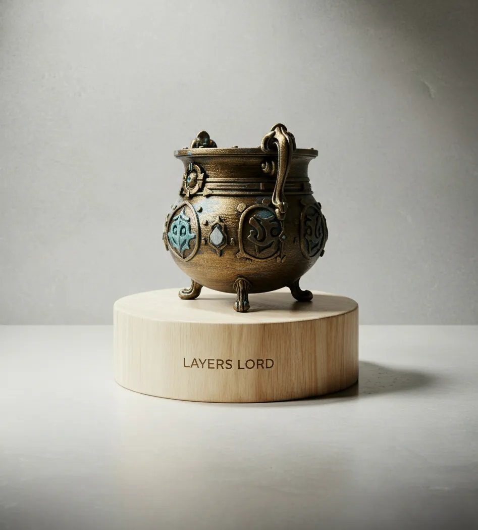 The Witch's Cauldron by Layers Lord MakerWorld: Download Free 3D Models