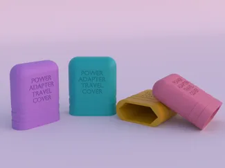 EU Power Adapter Travel Case