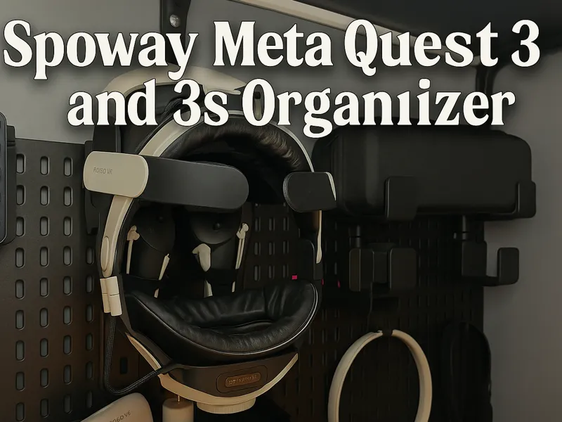 Meta Quest 3/3S Spoway Wall Panel Organizer