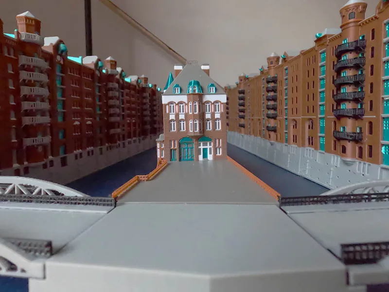 Hamburg Speicherstadt Diorama 1:300