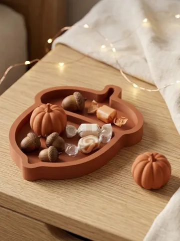 Bandeja organizadora: Acorn Tray – 3 Sizes | Fall Candy & Trinket Dish — vista de referencia 2