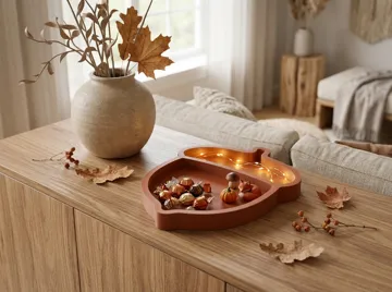 Bandeja organizadora: Acorn Tray – 3 Sizes | Fall Candy & Trinket Dish — vista de referencia 5