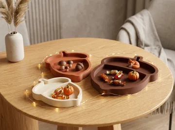 Bandeja organizadora: Acorn Tray – 3 Sizes | Fall Candy & Trinket Dish — vista de referencia 3