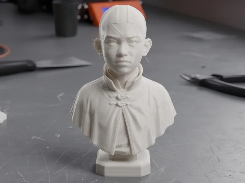 Avatar The Last Airbender Bust 3D Print Model 27
