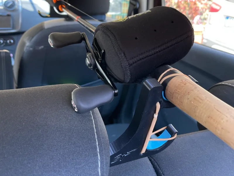Seatbelt rod rack
