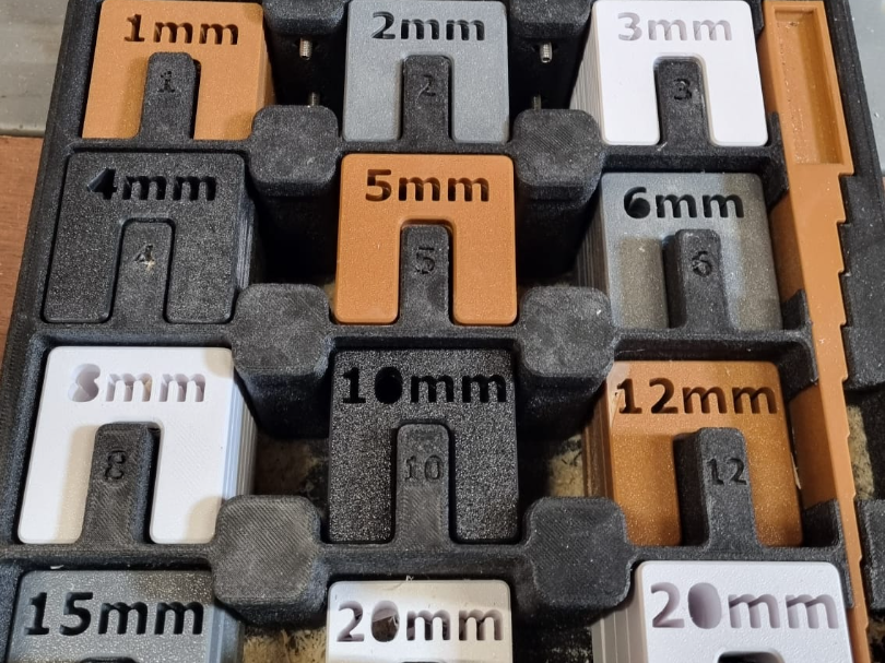 Shim & Spacer Set – (1–20 mm) With Storage Box