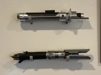 Lightsaber hilt wall mount