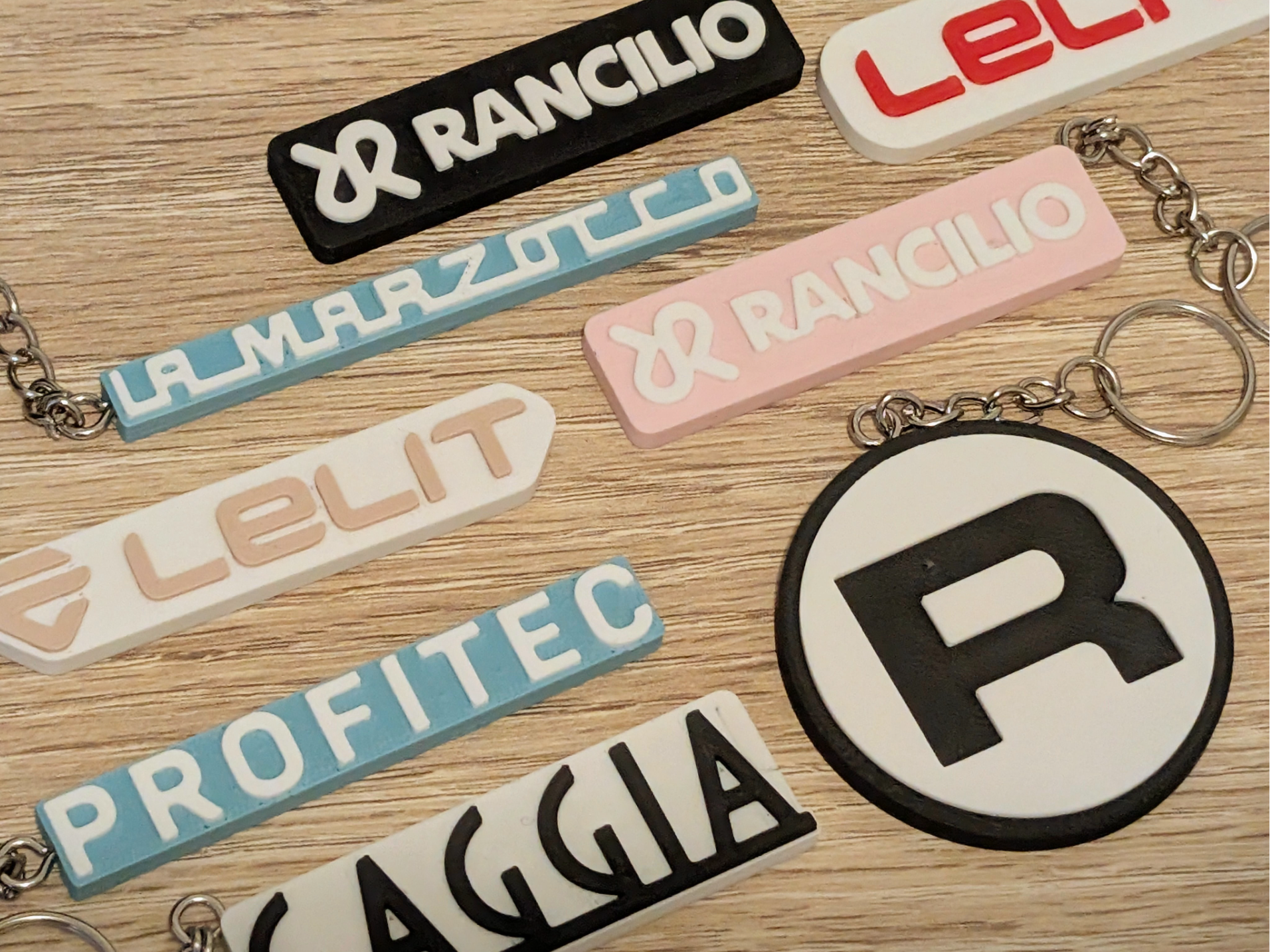 Espresso Machine Brand Logo Keychains