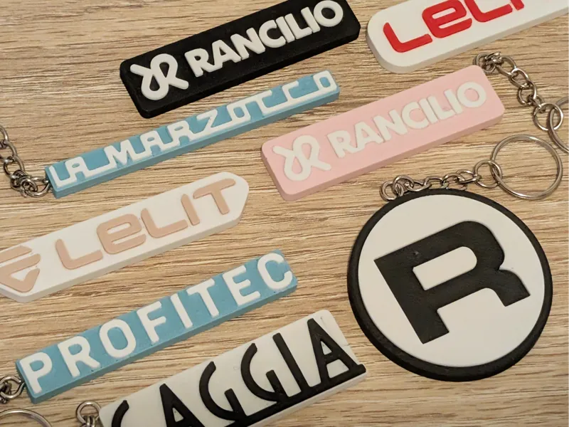 Espresso Machine Brand Logo Keychains