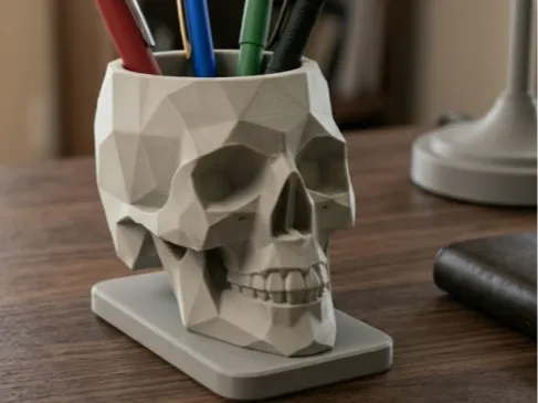 Low-Poly t Pen Holder-Organizer