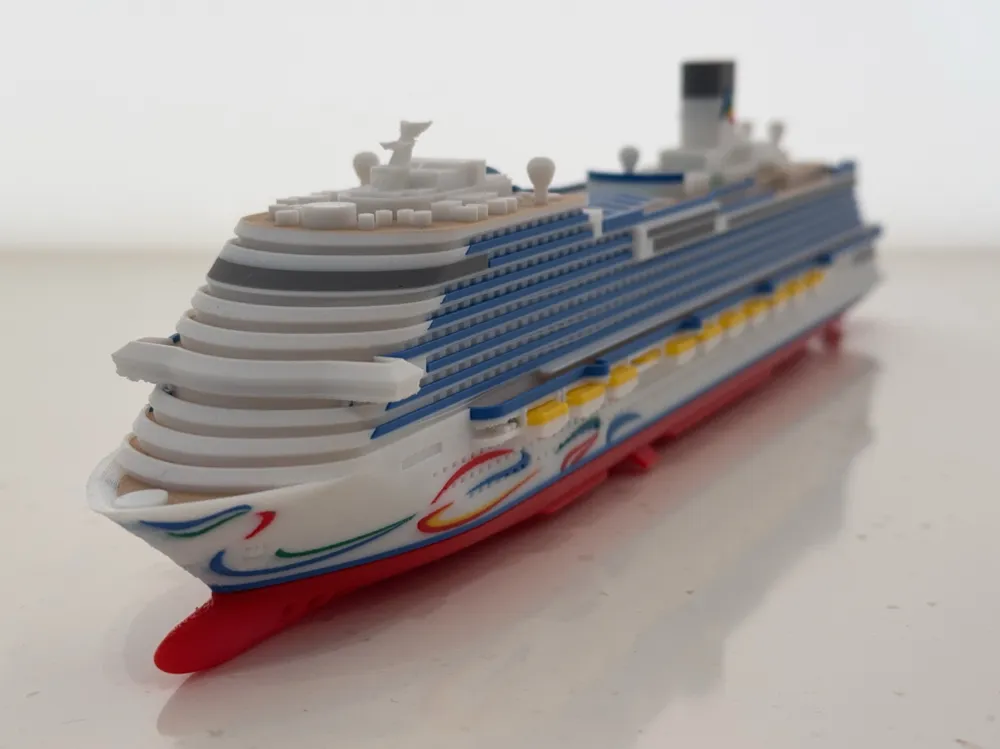 Welcome H2C users to print the 1/1000 Adora Magic City with 7 colors ...