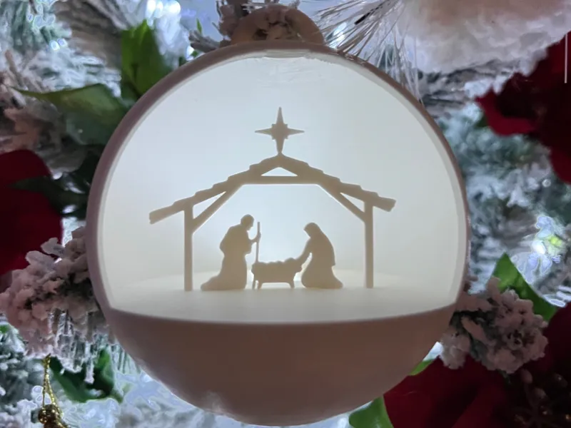 Nativity Silhouette Ornament