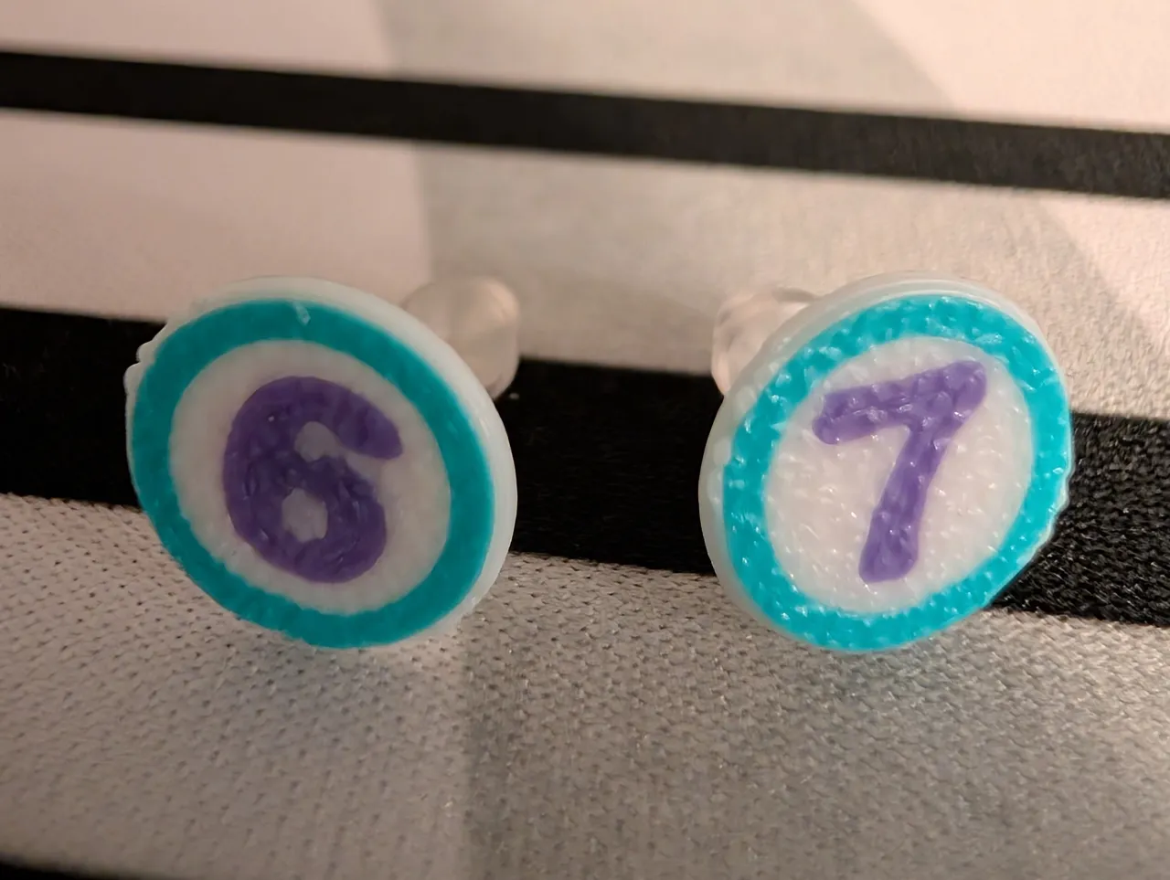 6-7 Stud Earrings view 4