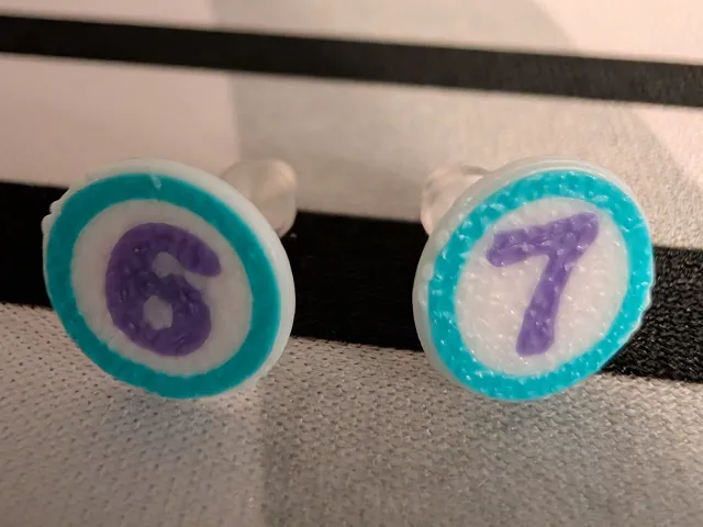 6-7 Stud Earrings