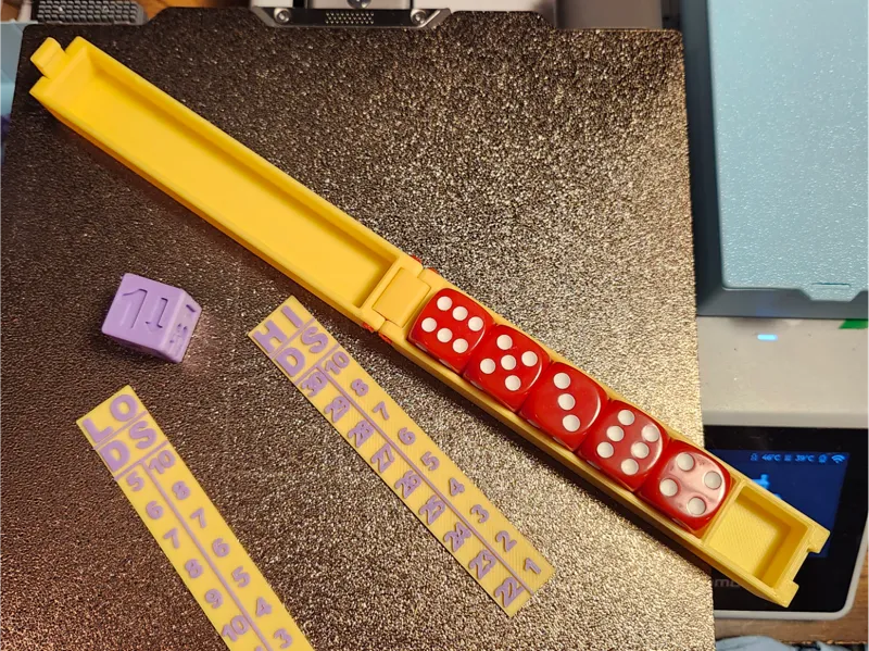 Five-o dice game 16mm dice