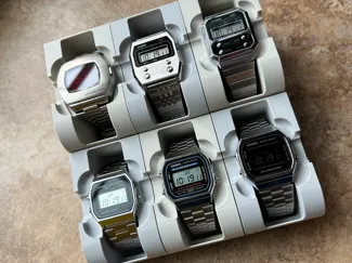 Watch Hole-der, Modular Watch Display Stand, Casio