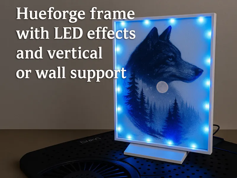 Hueforge Modular Print Light Frame – Optional LEDs
