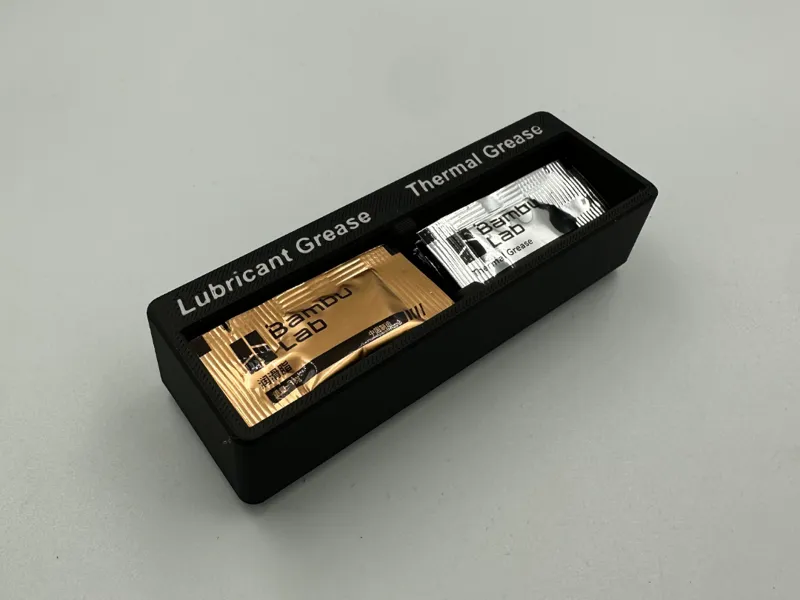 Lubricant and Thermal Grease Gridfinity Storage