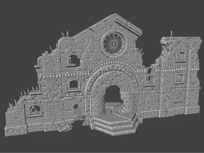 Temple of Moon: Entrance ruin