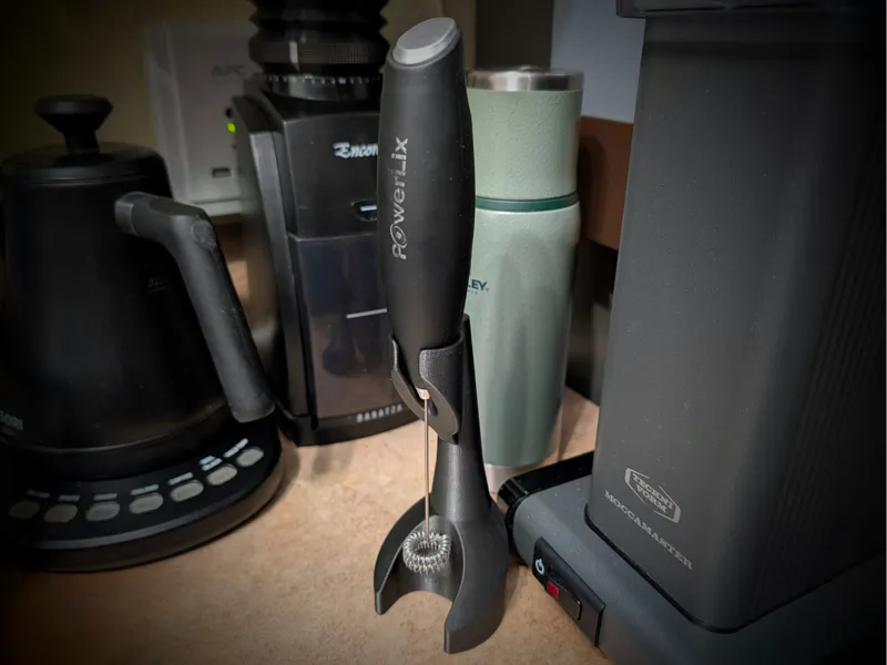 Milk Frother Stand with Weighted Base